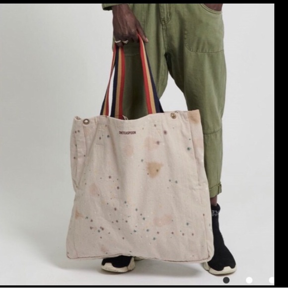 One Teaspoon MARSEILLE ARTISTE CANVAS BAG - Picture 5 of 6